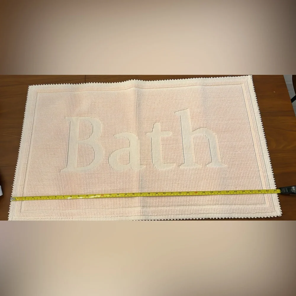 Elegant Pink Bath Mat